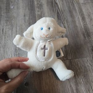 Plush White Lamb Toy